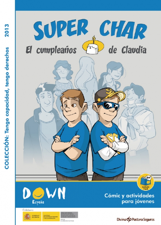 Portada del cómic 'Super Char - El cumpleaños de Claudia'. 