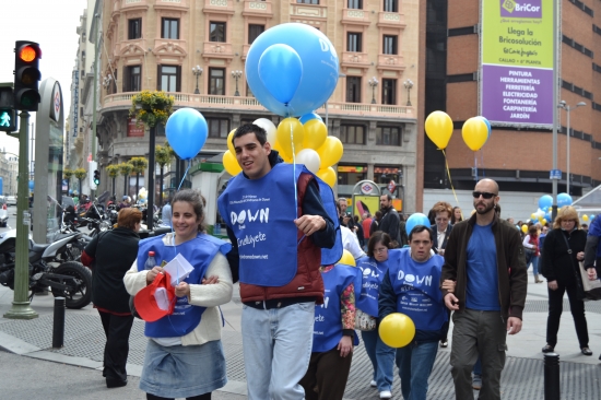 Uno de los recorridos solidarios que ha cruzado Madrid. 