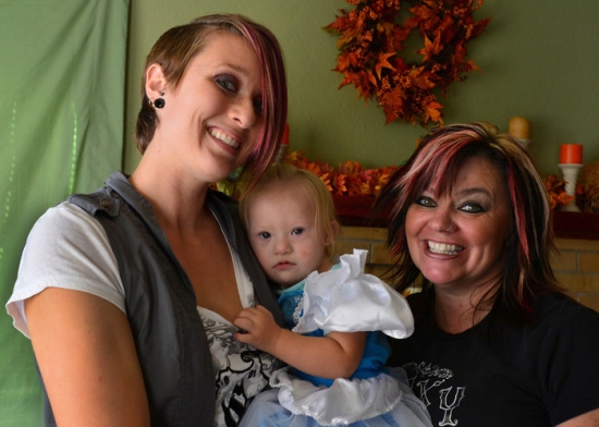 Andrea y Keston con su hija, Delaney (Foto: MercuryNews). 