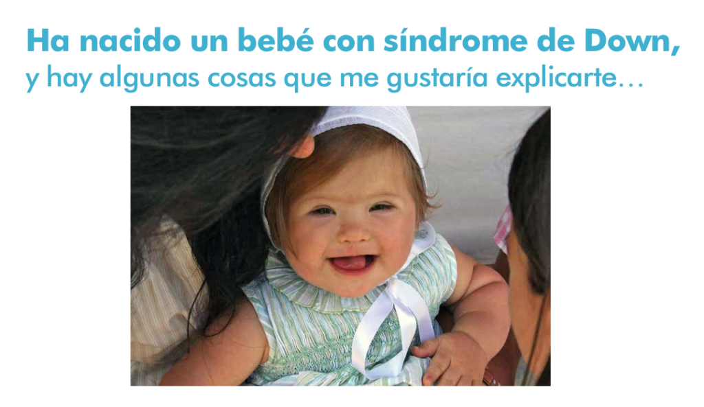 Ir a Ha nacido un bebé con síndrome de Down…y hay algunas cosas que me gustaría explicarte