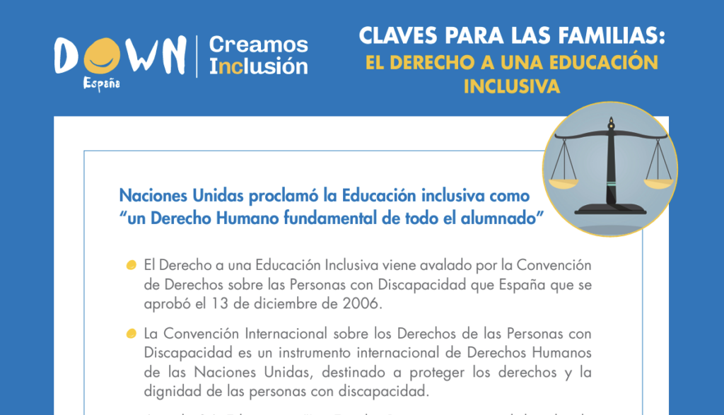 Ir a Derecho a una educación inclusiva