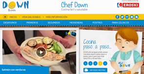 Portada post Arranca la primera web de cocina para jóvenes con síndrome de Down