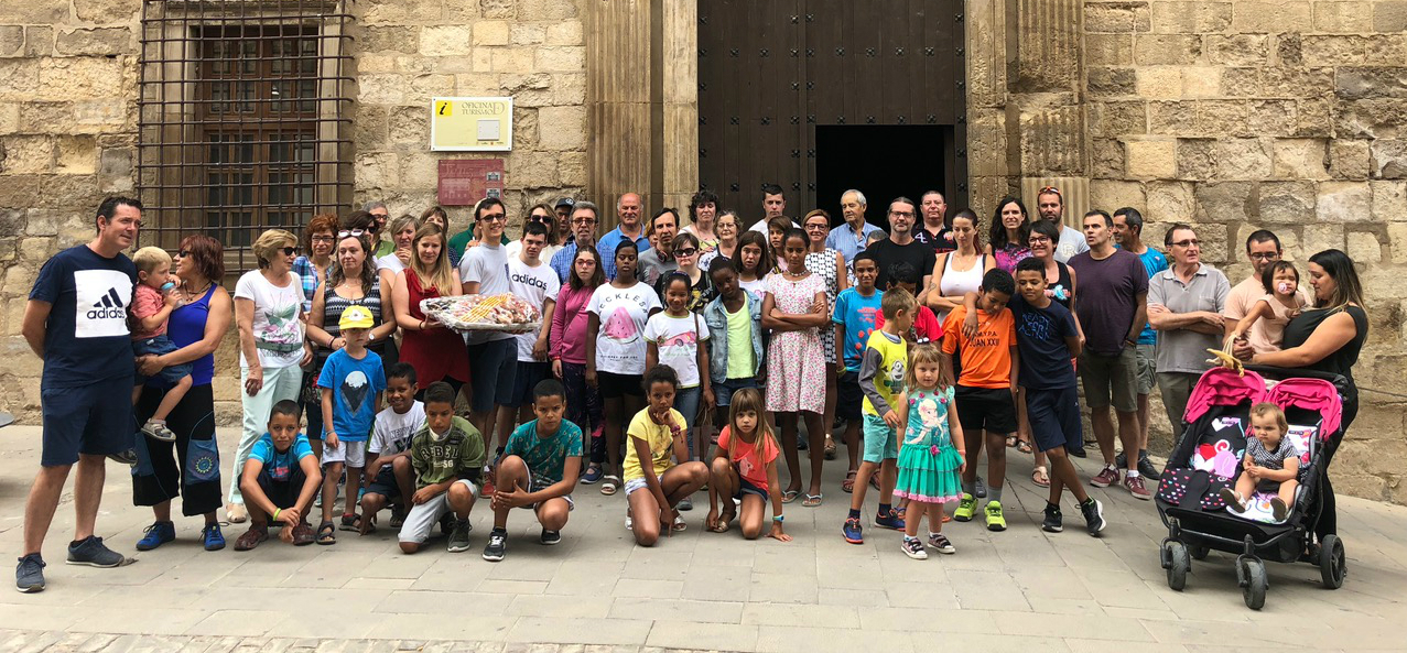 Jornada de convivencia entre jóvenes de DOWN HUESCA y niños saharauis