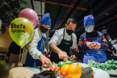 Arranca el proyecto de ChefsForChildren en beneficio de niños con síndrome de Down con un divertido  taller de cocina