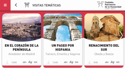 Ciudades Patrimonio, accesibles para todos: ¡Nueva App!