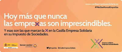 Ahora más que nunca, las empresas son imprescindibles: casilla empresa solidaria