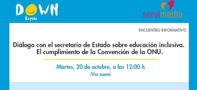 DOWN ESPAÑA y el secretario de Estado: diálogo sobre educación inclusiva