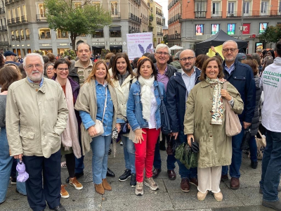 DOWN ESPAÑA reivindica la educación inclusiva de calidad en la concentración ‘Quererla es crearla’