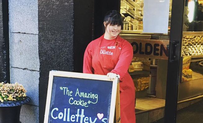 Collette, la joven con síndrome de Down que triunfa con su propia panadería tras ser rechazada por su discapacidad