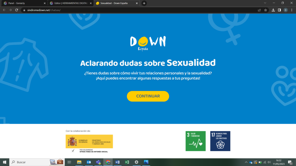 Ir al 'Aclarando dudas sobre sexualidad'