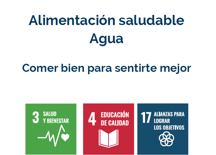 Ir a Alimentación saludable. Agua